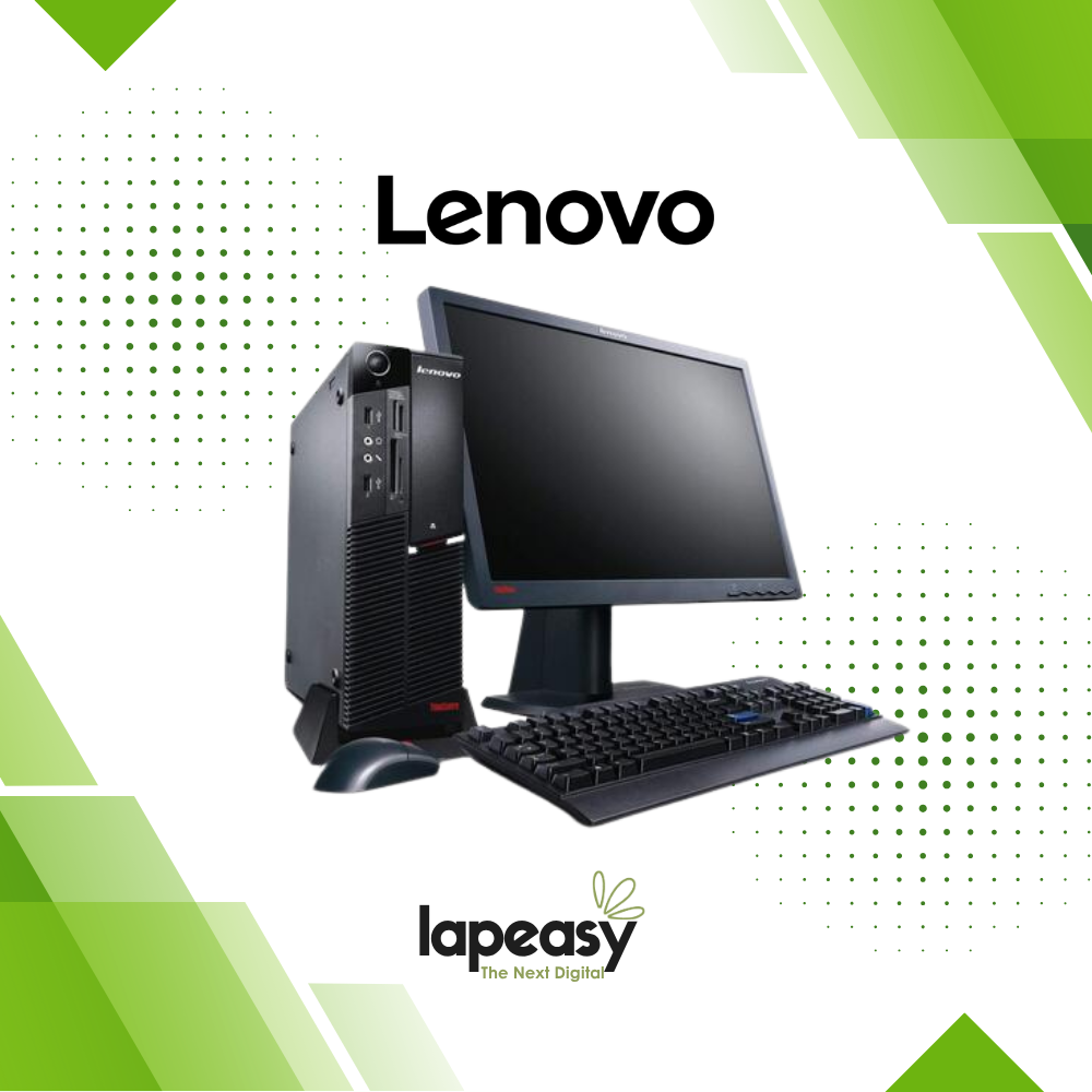 Lenovo ThinkCentre M71E SFF Full Set | Intel i5-2nd Gen | 19" HD Monitor | Win 10 Pro | Refurbished
